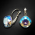 Earrings "Dazzling Sparkle IV R (Light Sapphire Shimmer)" with Swarovski™ crystals